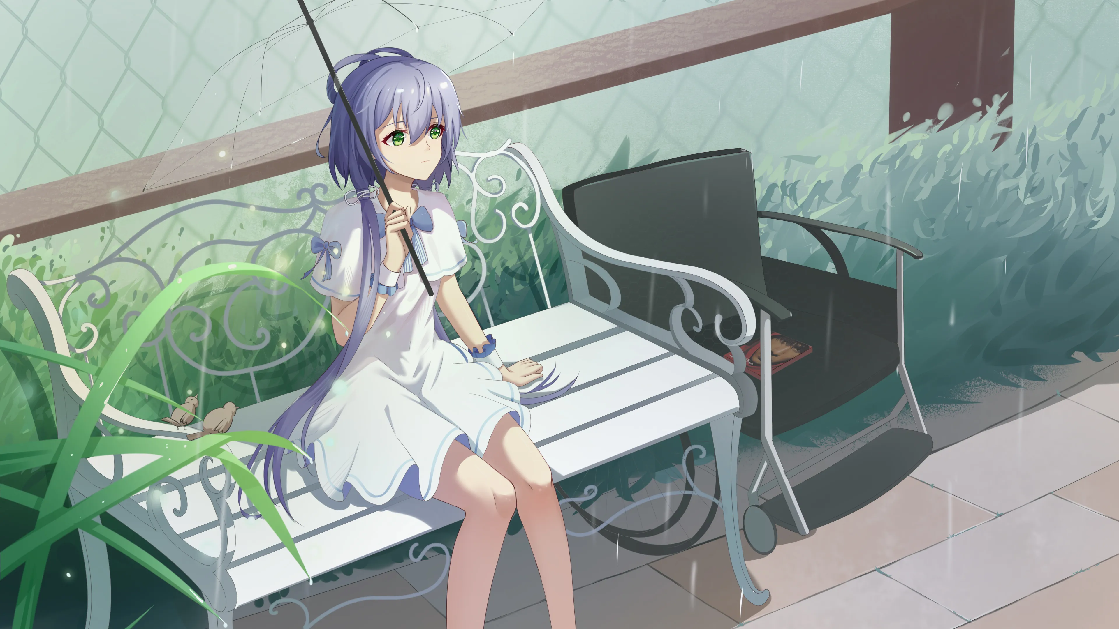 《听雨》曲绘